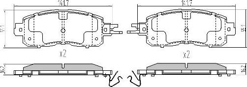 FREMAX FBP-0081 - Kit de plaquettes de frein, frein à disque cwaw.fr