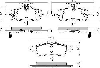 FREMAX FBP-0029 - Kit de plaquettes de frein, frein à disque cwaw.fr