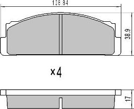 BENDIX 511078 - Kit de plaquettes de frein, frein à disque cwaw.fr