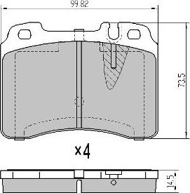 FREMAX FBP-0837 - Kit de plaquettes de frein, frein à disque cwaw.fr