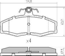 FREMAX FBP-0306 - Kit de plaquettes de frein, frein à disque cwaw.fr