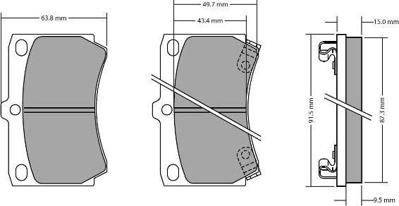 FREMAX FBP-0300 - Kit de plaquettes de frein, frein à disque cwaw.fr