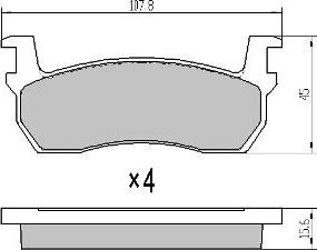 FREMAX FBP-0298 - Kit de plaquettes de frein, frein à disque cwaw.fr