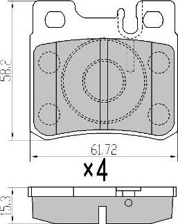 FREMAX FBP-0798 - Kit de plaquettes de frein, frein à disque cwaw.fr