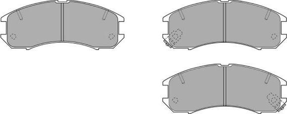 FREMAX FBP-0740 - Kit de plaquettes de frein, frein à disque cwaw.fr