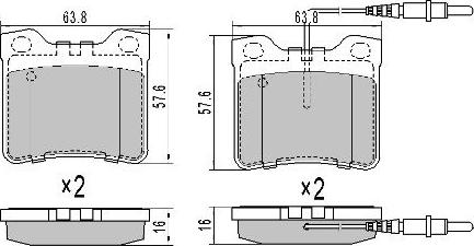 FREMAX FBP-0743-01 - Kit de plaquettes de frein, frein à disque cwaw.fr