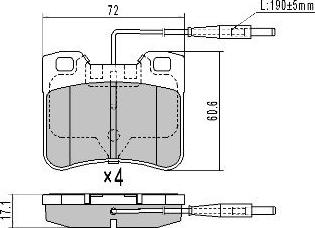 FREMAX FBP-0764 - Kit de plaquettes de frein, frein à disque cwaw.fr