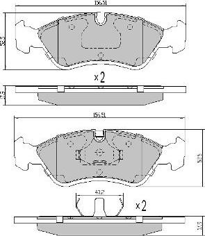 FREMAX FBP-0731 - Kit de plaquettes de frein, frein à disque cwaw.fr