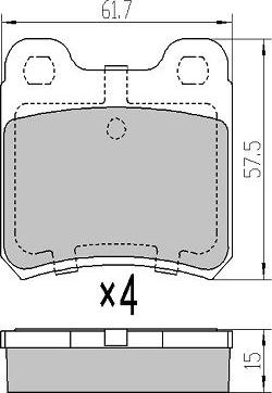 FREMAX FBP-0732 - Kit de plaquettes de frein, frein à disque cwaw.fr