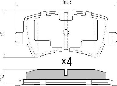 FREMAX FBP-1497 - Kit de plaquettes de frein, frein à disque cwaw.fr