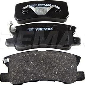 FREMAX FBP-1563 - Kit de plaquettes de frein, frein à disque cwaw.fr