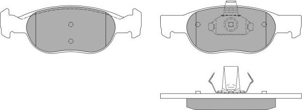 FREMAX FBP-1516 - Kit de plaquettes de frein, frein à disque cwaw.fr