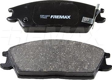 FREMAX FBP-1589 - Kit de plaquettes de frein, frein à disque cwaw.fr