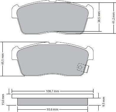 FREMAX FBP-1690 - Kit de plaquettes de frein, frein à disque cwaw.fr