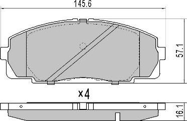 Lemförder 26302 - Kit de plaquettes de frein, frein à disque cwaw.fr