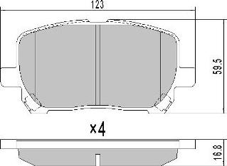 HELLA 8DB 355 034-081 - Kit de plaquettes de frein, frein à disque cwaw.fr