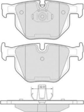 FREMAX FBP-1667 - Kit de plaquettes de frein, frein à disque cwaw.fr