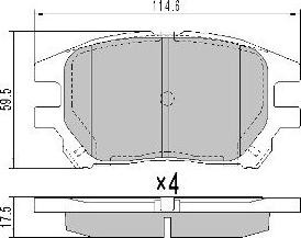 FREMAX FBP-1619 - Kit de plaquettes de frein, frein à disque cwaw.fr