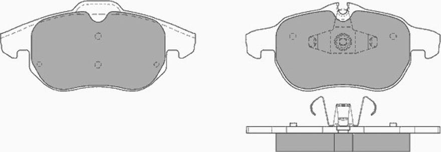 FREMAX FBP-1618 - Kit de plaquettes de frein, frein à disque cwaw.fr