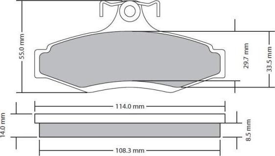 FREMAX FBP-1684 - Kit de plaquettes de frein, frein à disque cwaw.fr