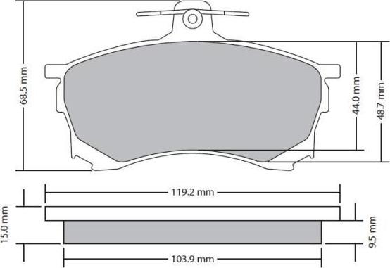 FREMAX FBP-1685 - Kit de plaquettes de frein, frein à disque cwaw.fr