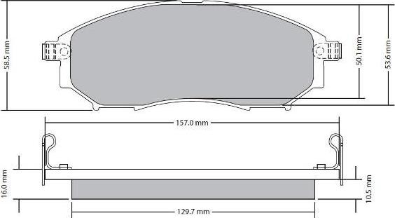 FREMAX FBP-1686 - Kit de plaquettes de frein, frein à disque cwaw.fr