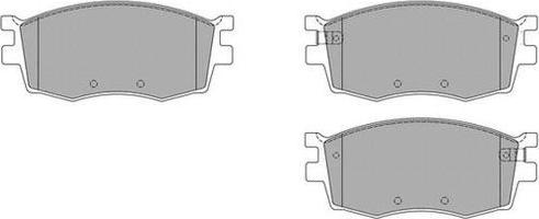 FREMAX FBP-1632 - Kit de plaquettes de frein, frein à disque cwaw.fr