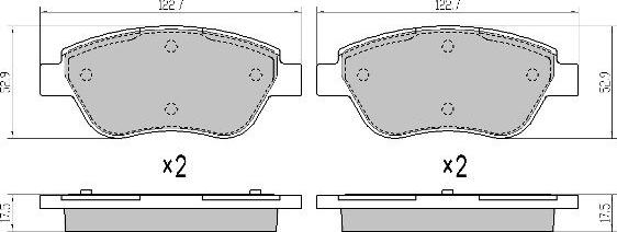 Magneti Marelli 363702161160 - Kit de plaquettes de frein, frein à disque cwaw.fr