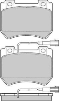 FTE 9002112 - Kit de plaquettes de frein, frein à disque cwaw.fr