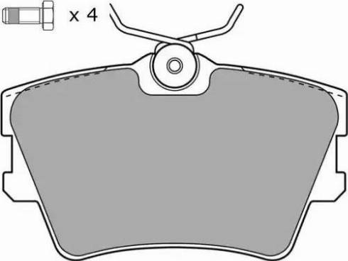 FREMAX FBP-1043 - Kit de plaquettes de frein, frein à disque cwaw.fr