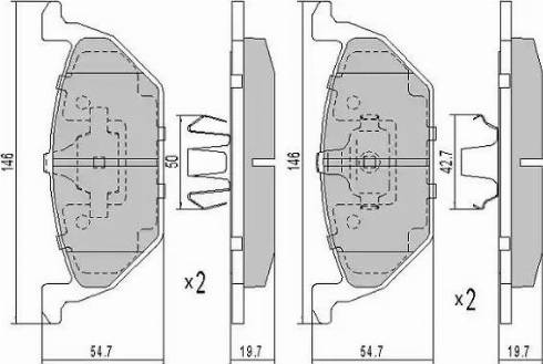 FREMAX FBP-1069 - Kit de plaquettes de frein, frein à disque cwaw.fr