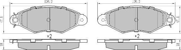 FREMAX FBP-1083 - Kit de plaquettes de frein, frein à disque cwaw.fr