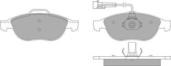 FREMAX FBP-1071 - Kit de plaquettes de frein, frein à disque cwaw.fr