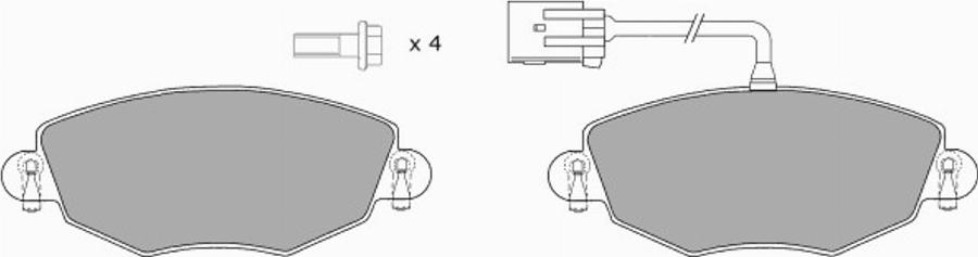 FREMAX FBP119601 - Kit de plaquettes de frein, frein à disque cwaw.fr