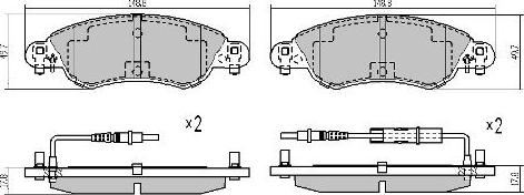 FREMAX FBP-1190 - Kit de plaquettes de frein, frein à disque cwaw.fr