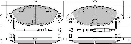 FREMAX FBP-1193 - Kit de plaquettes de frein, frein à disque cwaw.fr