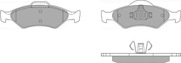 FREMAX FBP-1158 - Kit de plaquettes de frein, frein à disque cwaw.fr