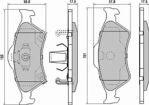 FREMAX FBP-1160-01 - Kit de plaquettes de frein, frein à disque cwaw.fr