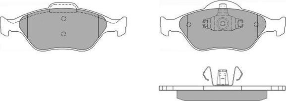 FREMAX FBP-1160 - Kit de plaquettes de frein, frein à disque cwaw.fr