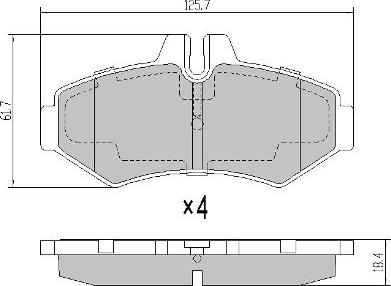 FREMAX FBP-1131 - Kit de plaquettes de frein, frein à disque cwaw.fr