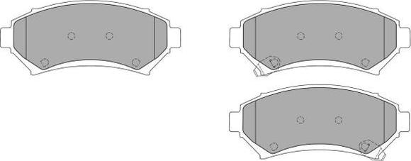 FREMAX FBP-1122 - Kit de plaquettes de frein, frein à disque cwaw.fr