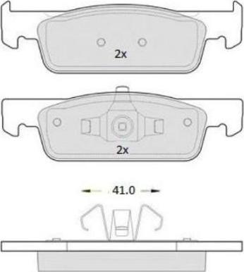 FREMAX FBP-1893 - Kit de plaquettes de frein, frein à disque cwaw.fr