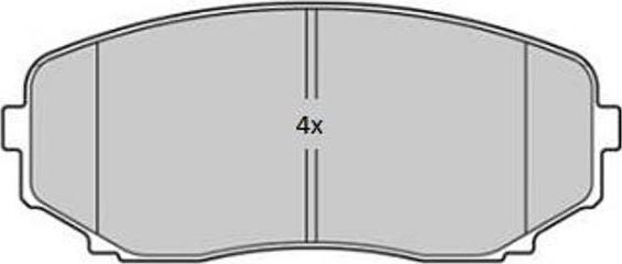 FREMAX FBP-1841 - Kit de plaquettes de frein, frein à disque cwaw.fr