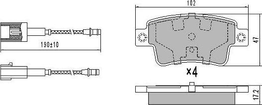 FREMAX FBP-1843 - Kit de plaquettes de frein, frein à disque cwaw.fr