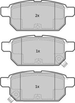 FREMAX FBP-1856 - Kit de plaquettes de frein, frein à disque cwaw.fr