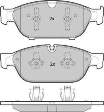 FREMAX FBP-1852 - Kit de plaquettes de frein, frein à disque cwaw.fr