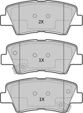 FREMAX FBP-1867 - Kit de plaquettes de frein, frein à disque cwaw.fr