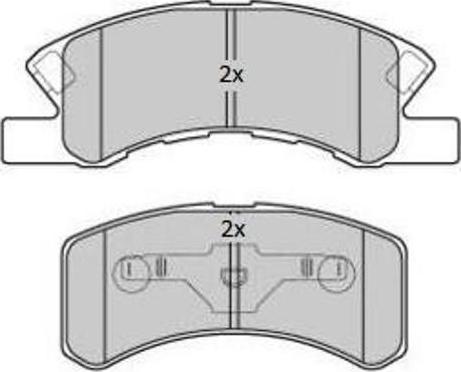 FREMAX FBP-1801 - Kit de plaquettes de frein, frein à disque cwaw.fr