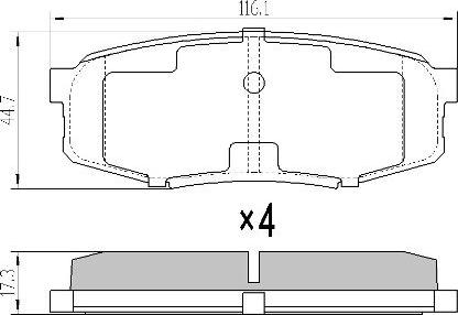 FREMAX FBP-1818 - Kit de plaquettes de frein, frein à disque cwaw.fr