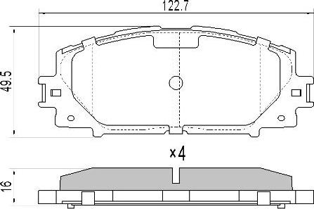 Valeo 671334 - Kit de plaquettes de frein, frein à disque cwaw.fr